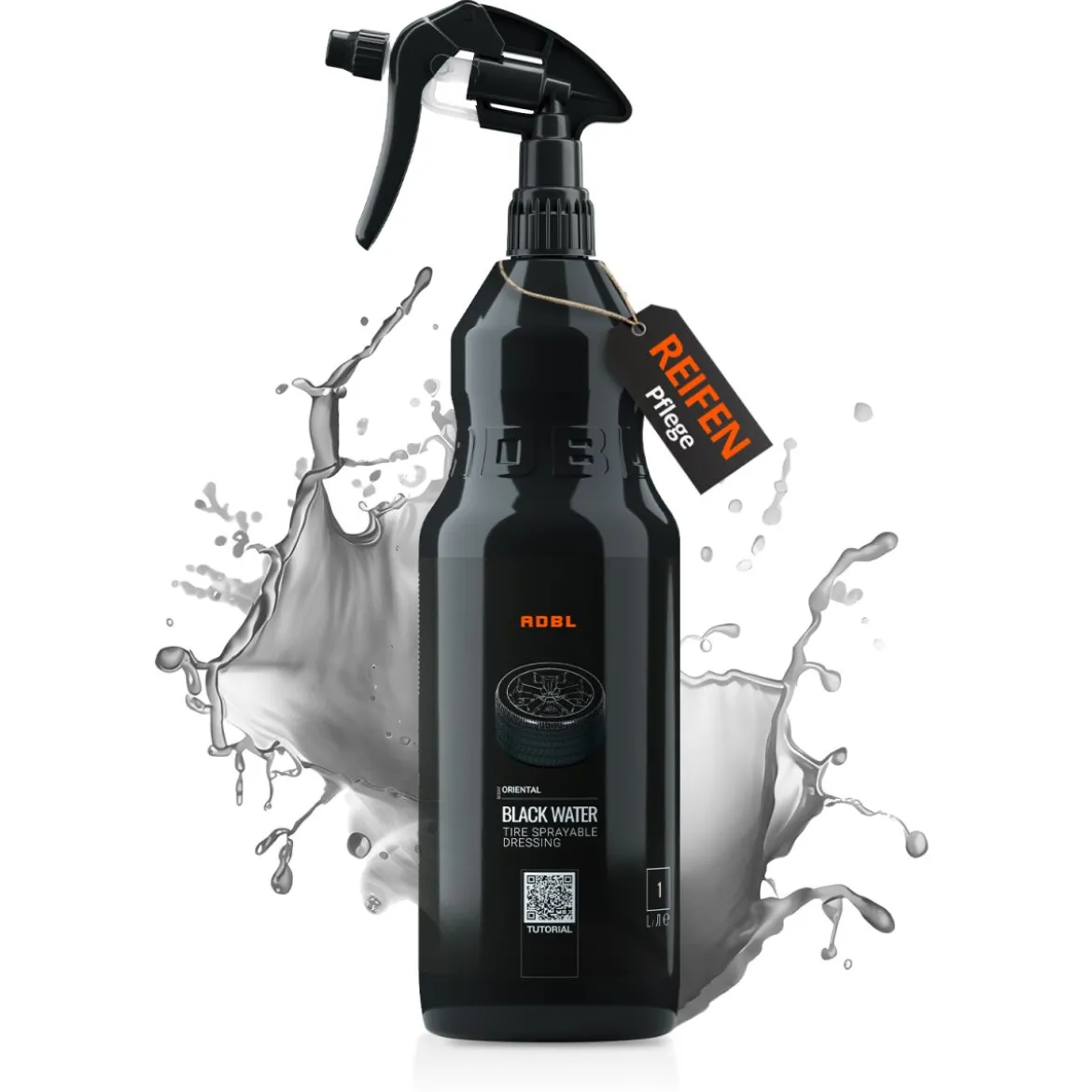 ADBL Black Water Gummipflege mit Canyon Trigger 1L