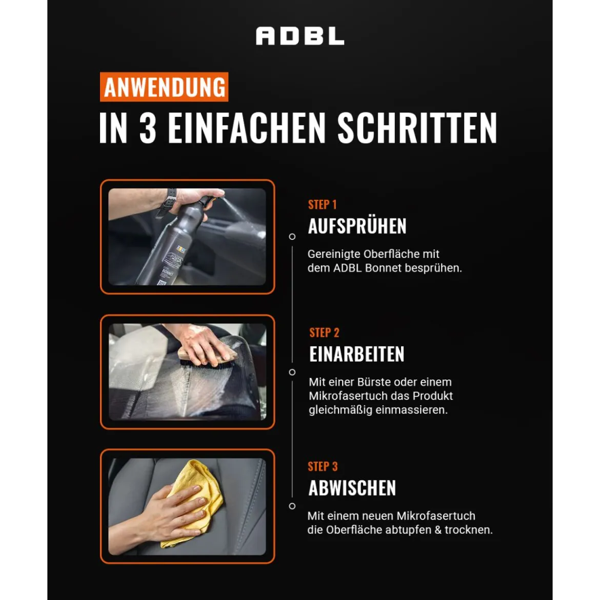 ADBL Bonnet Textil- und Polsterreiniger 10L
