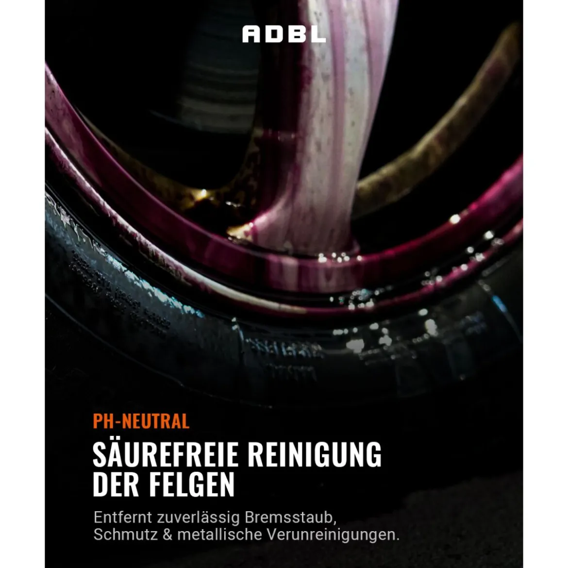 ADBL Felgenreiniger Set Vampire Elixir 5L + Zubehör (3-teilig)
