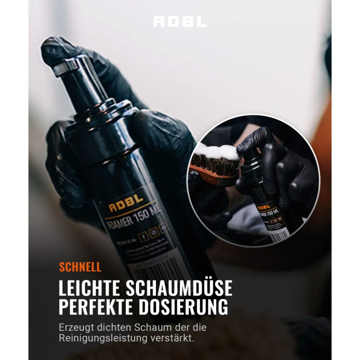 ADBL Foamer Schaum-Sprühflasche 150ml