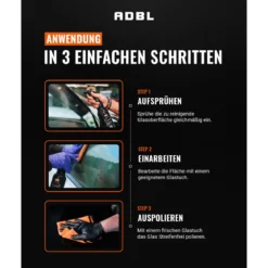 ADBL Hybrid Glass Glasreiniger mit Canyon Trigger 1L