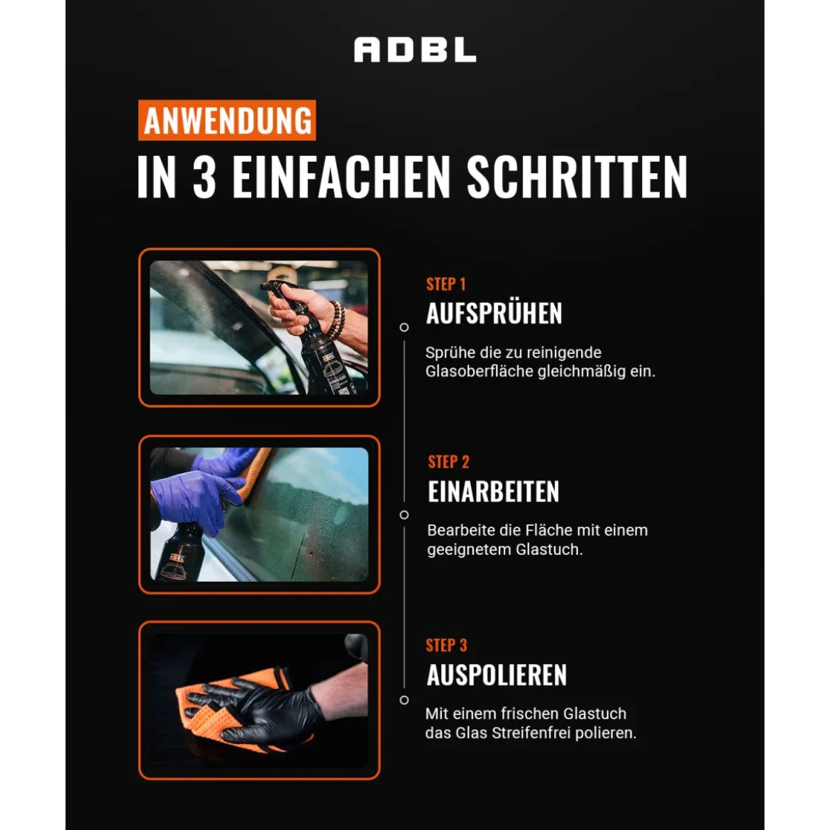 ADBL Hybrid Glass Glasreiniger 200ml