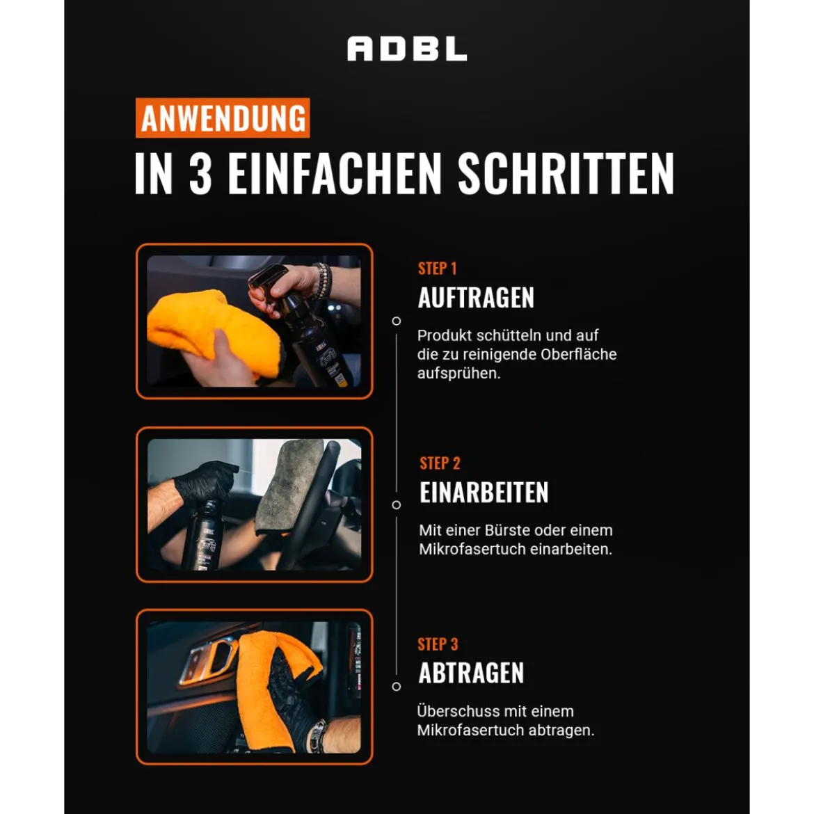 ADBL Interior WOW Limited Edition Kunstoffpflege mit Canyon Trigger 500ml