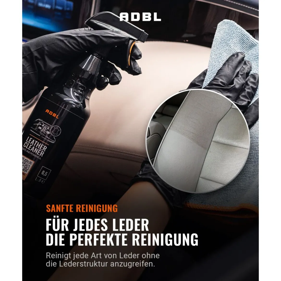 ADBL Leather Cleaner Lederreiniger mit Canyon Trigger 500ml
