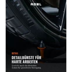 ADBL Little Rascal Black Nylonbürste
