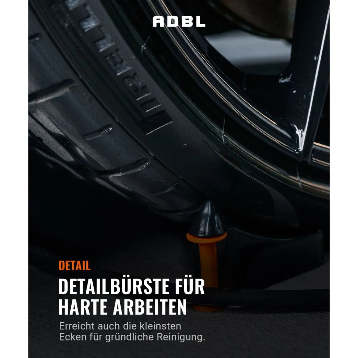 ADBL Little Rascal Black Nylonbürste