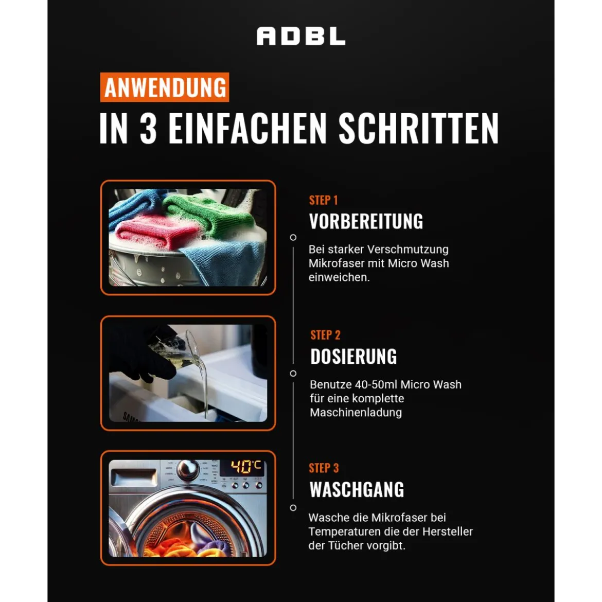 ADBL Micro Wash Storm Waschmittel 5L