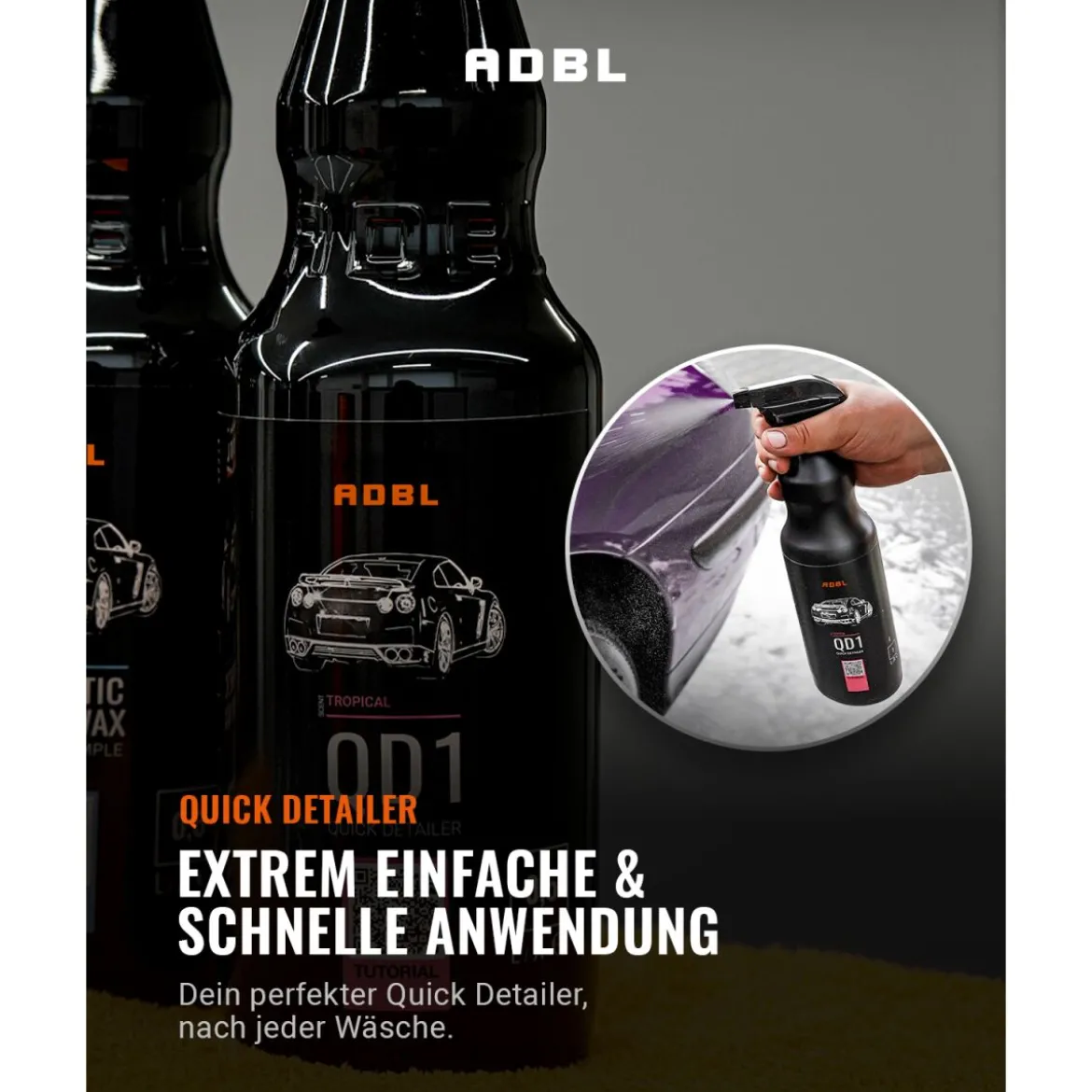 ADBL QD1 Quick Detailer mit Canyon Trigger 1L