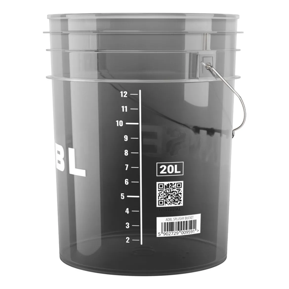 ADBL Splushy Bucket Wascheimer Schwarz 20L