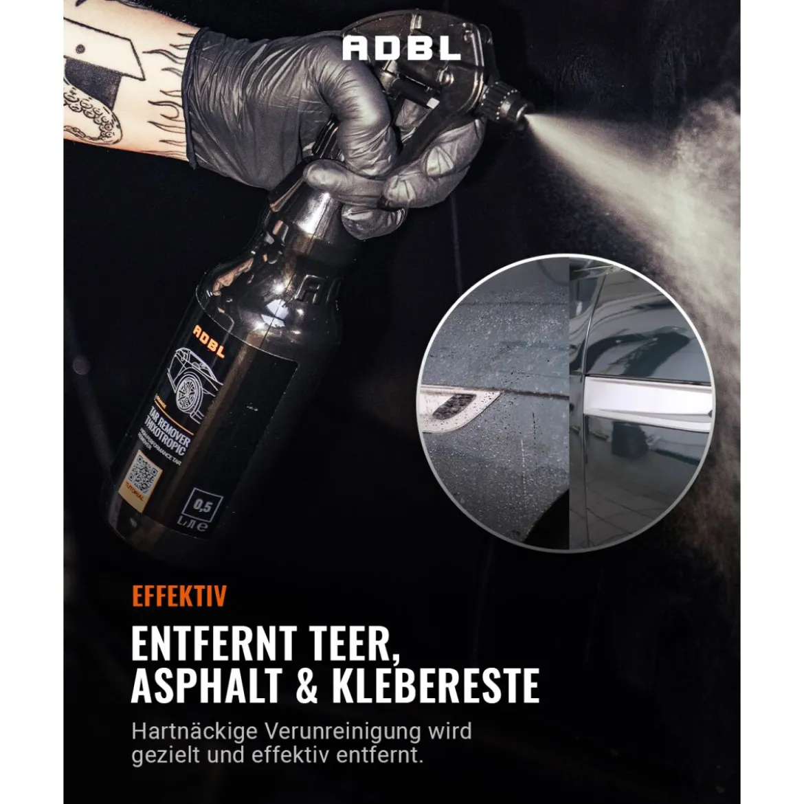 ADBL Tar Remover Thixotropic Teerentferner mit Canyon Trigger 1L
