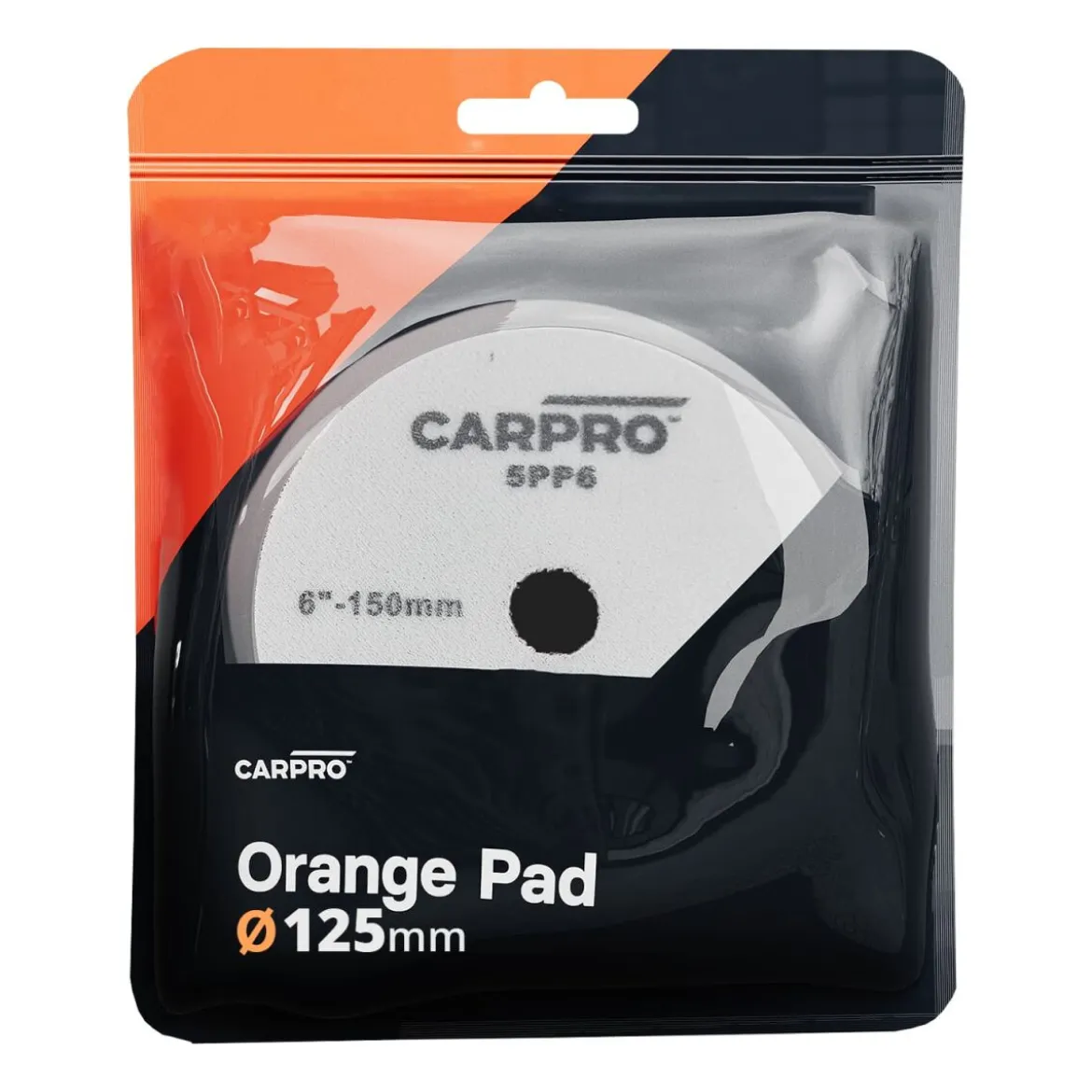 CarPro Orange Polierpad 125mm medium