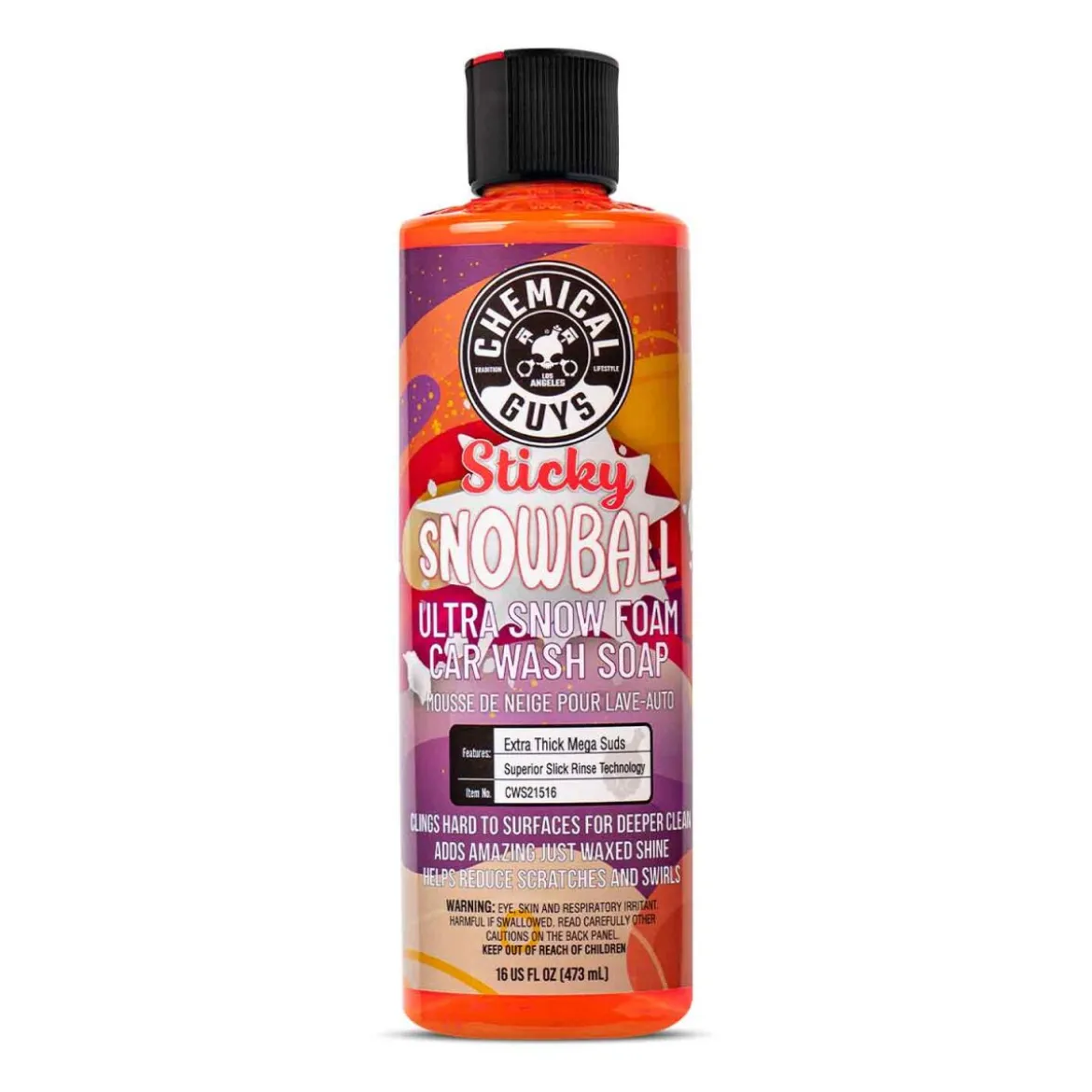 Chemical Guys Sticky Snowball Snow Foam 473ml