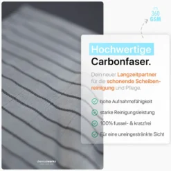 chemicalworkz Carbon Fiber Glass Towel 360GSM Glastuch 40×40cm