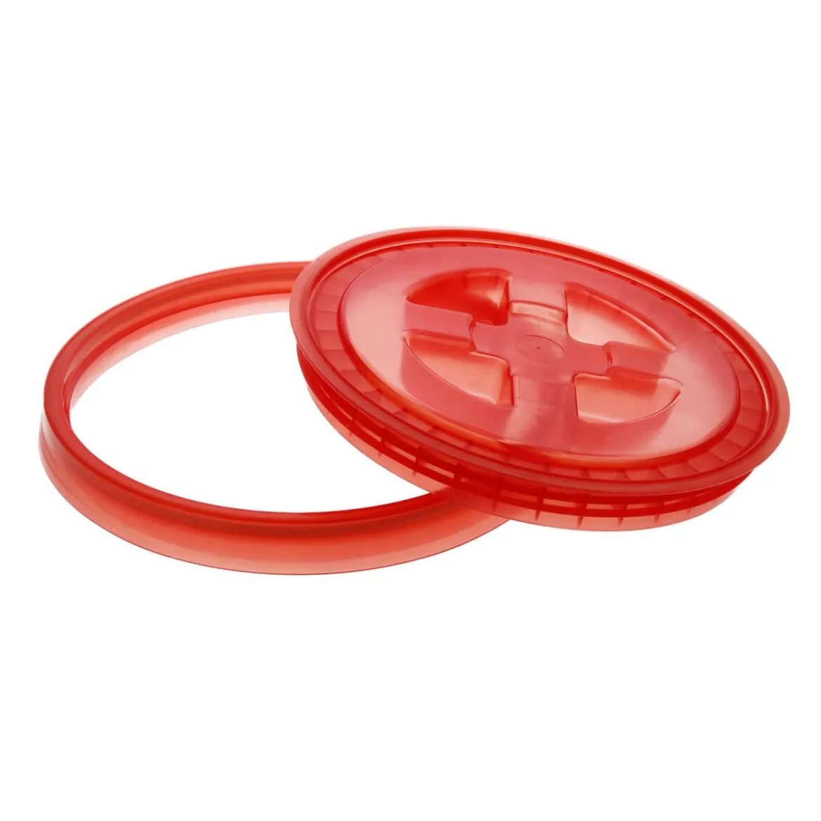chemicalworkz Performance Bucket Lid Wascheimerdeckel Rot Transparent