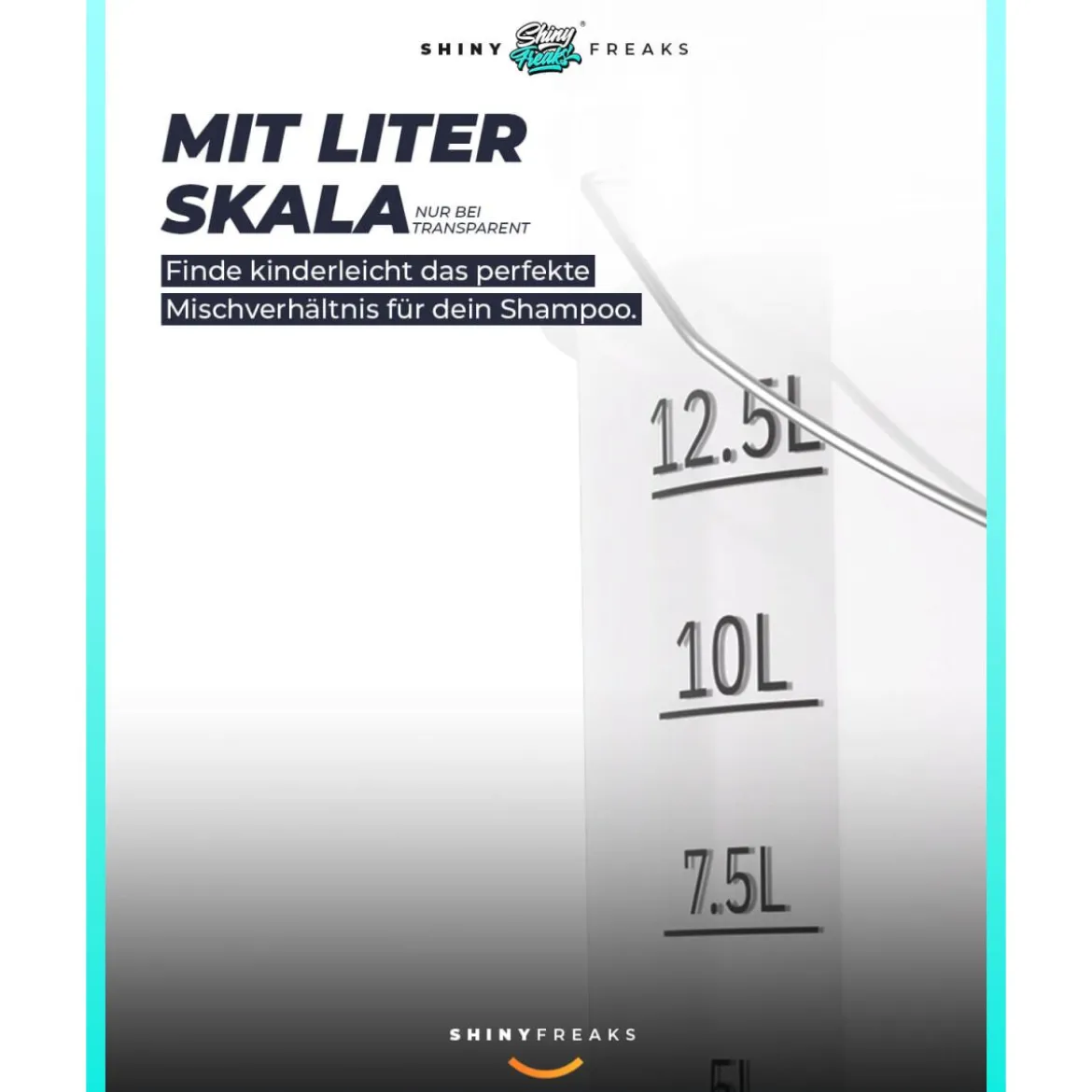chemicalworkz Performance Buckets Wascheimer 5GAL Weiß Transparent