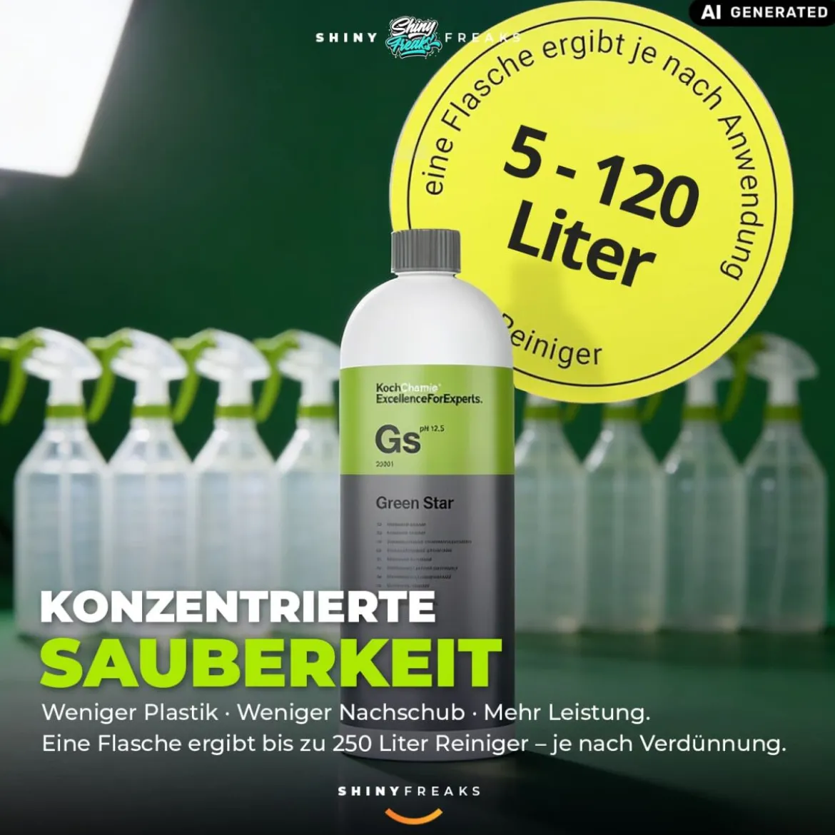 Koch Chemie Innenraum Set Green Star + Zubehör (5-teilig)