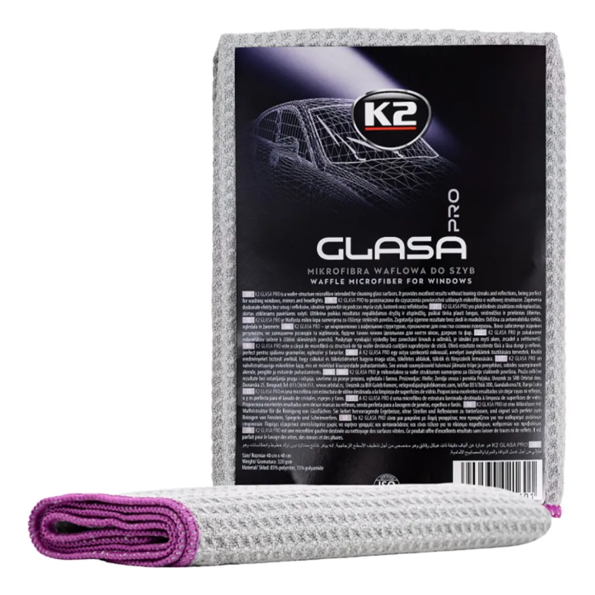 K2 Pro Glasa 320GSM Glastuch 40x40