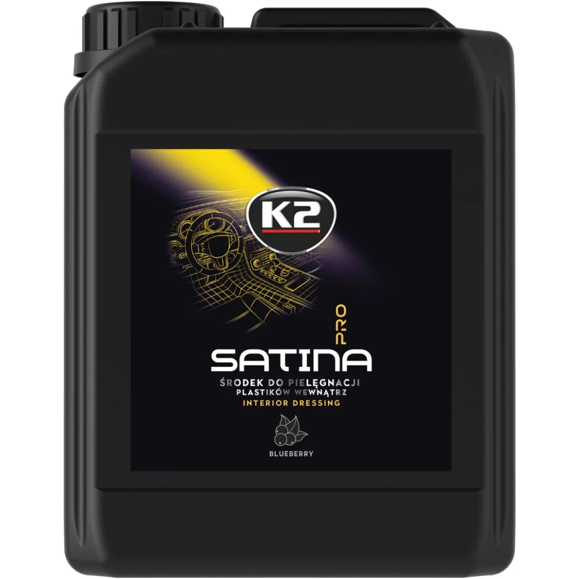K2 PRO Satina Pro Interior Dressing Cockpitpflege 5L Blueberry