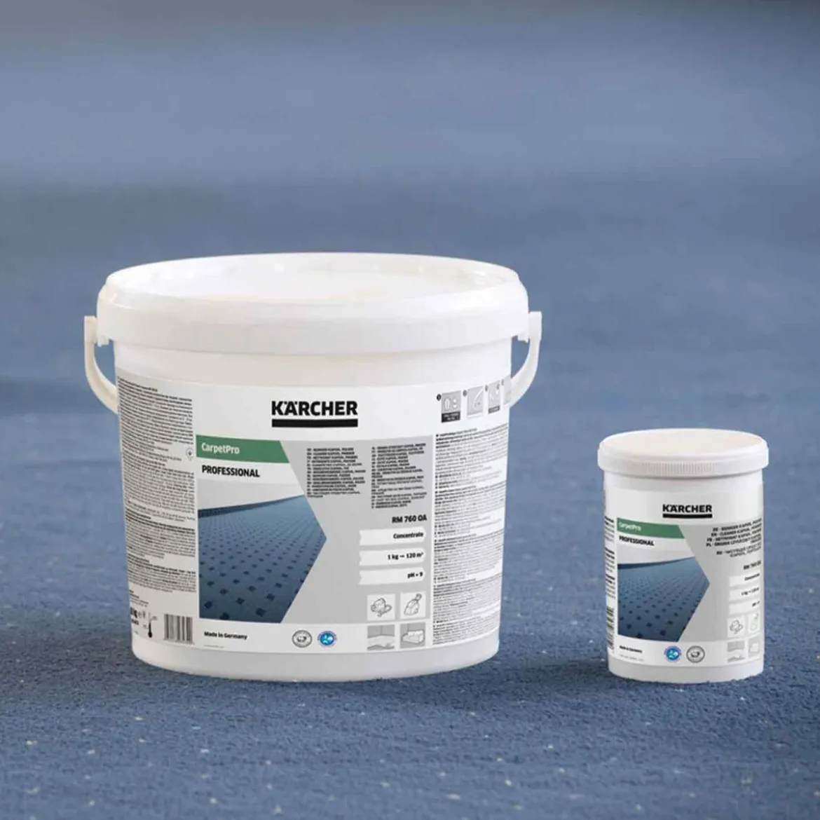 Kärcher Waschsauger Set Puzzi 10/1 inkl. Fugendüse & RM 760 Carpet Pro iCapsol Textilreiniger Pulver 10Kg