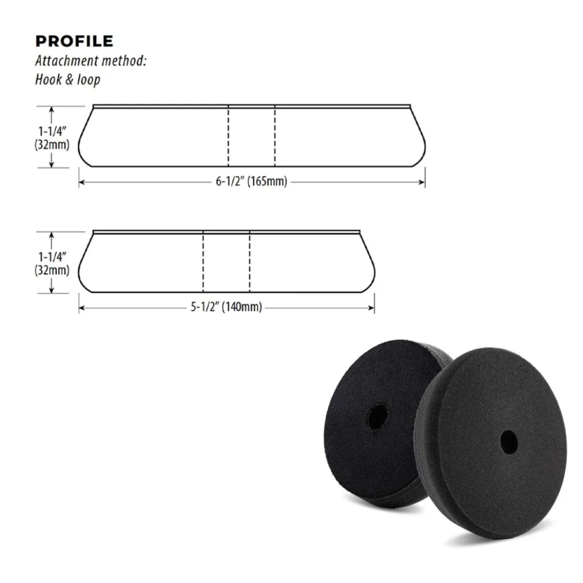 Lake Country Force Pad Cutting orange 30mm