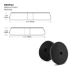 Lake Country Force Pad Finishing schwarz 30mm
