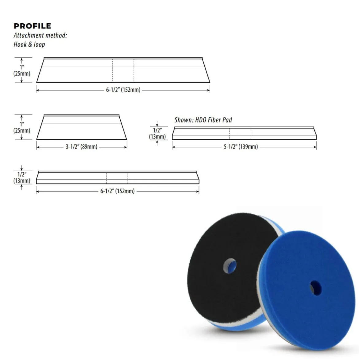 Lake Country HDO One Step Pad orange 125mm