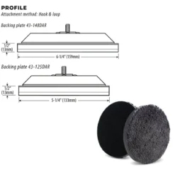 Lake Country Mikrofaser Cutting Pad blau 125mm