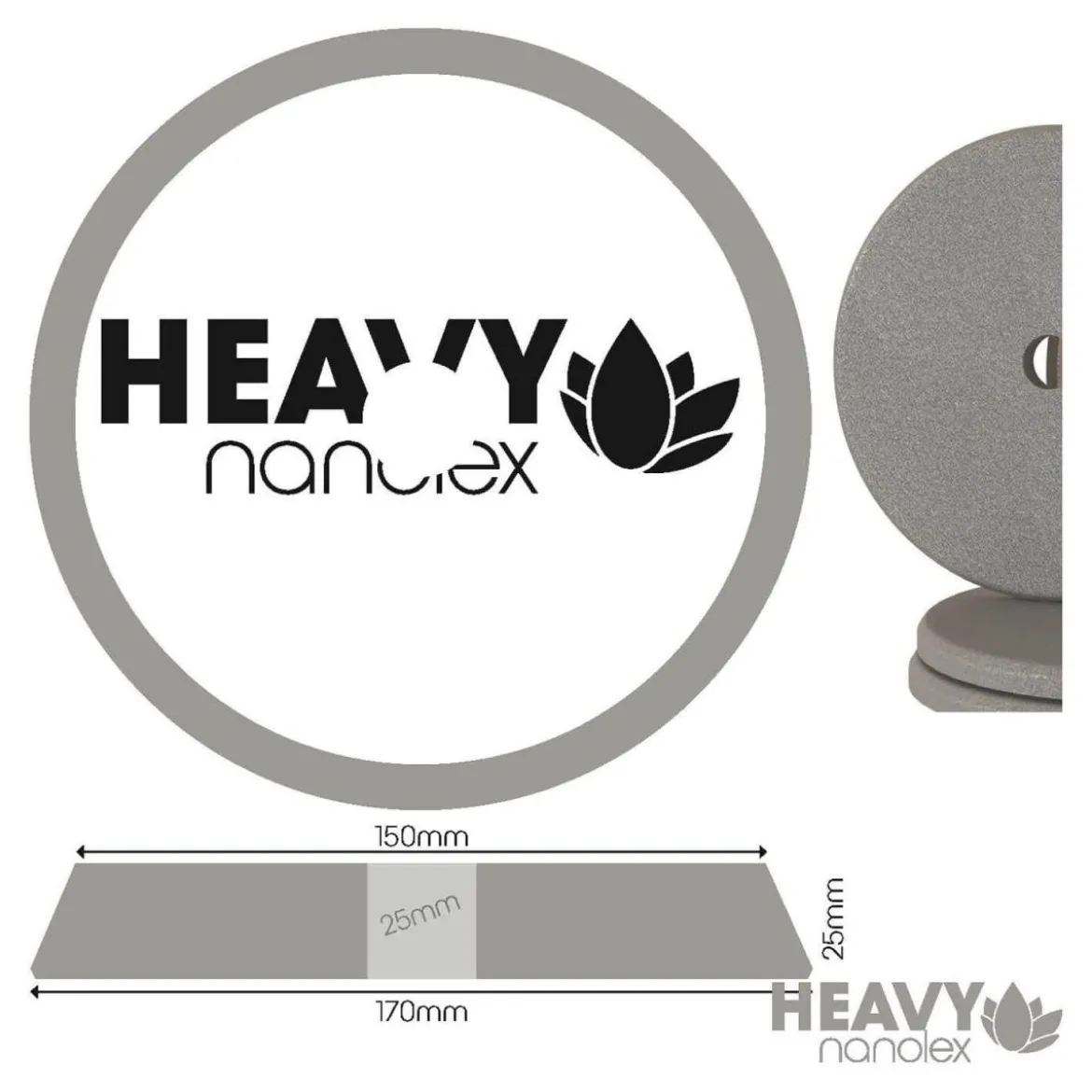 Nanolex Polierpad Heavy DA 150mm hart