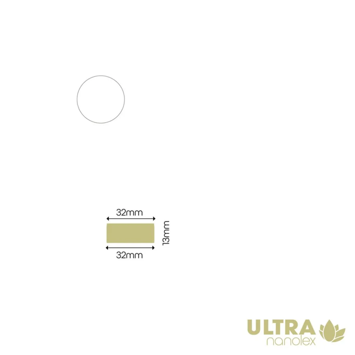 Nanolex Polierpad Ultra 30mm dünn sehr hart 5Stk.