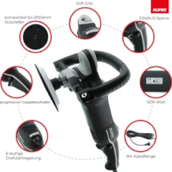 Rupes BigFoot LH19E Rotationspoliermaschine Standard-Kit