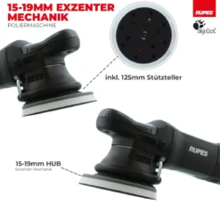 Rupes BigFoot LHR 15ES Exzenterpoliermaschine Basis Kit, 8-teilig