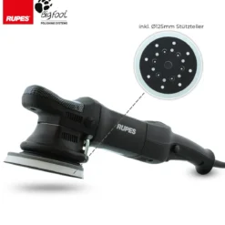 Rupes BigFoot LHR 15ES Exzenterpoliermaschine Luxus Kit, 15-teilig