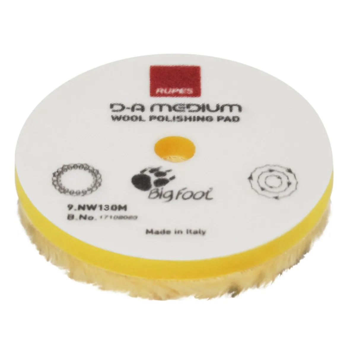 Rupes D-A Medium Wool-Polierpad 125mm medium