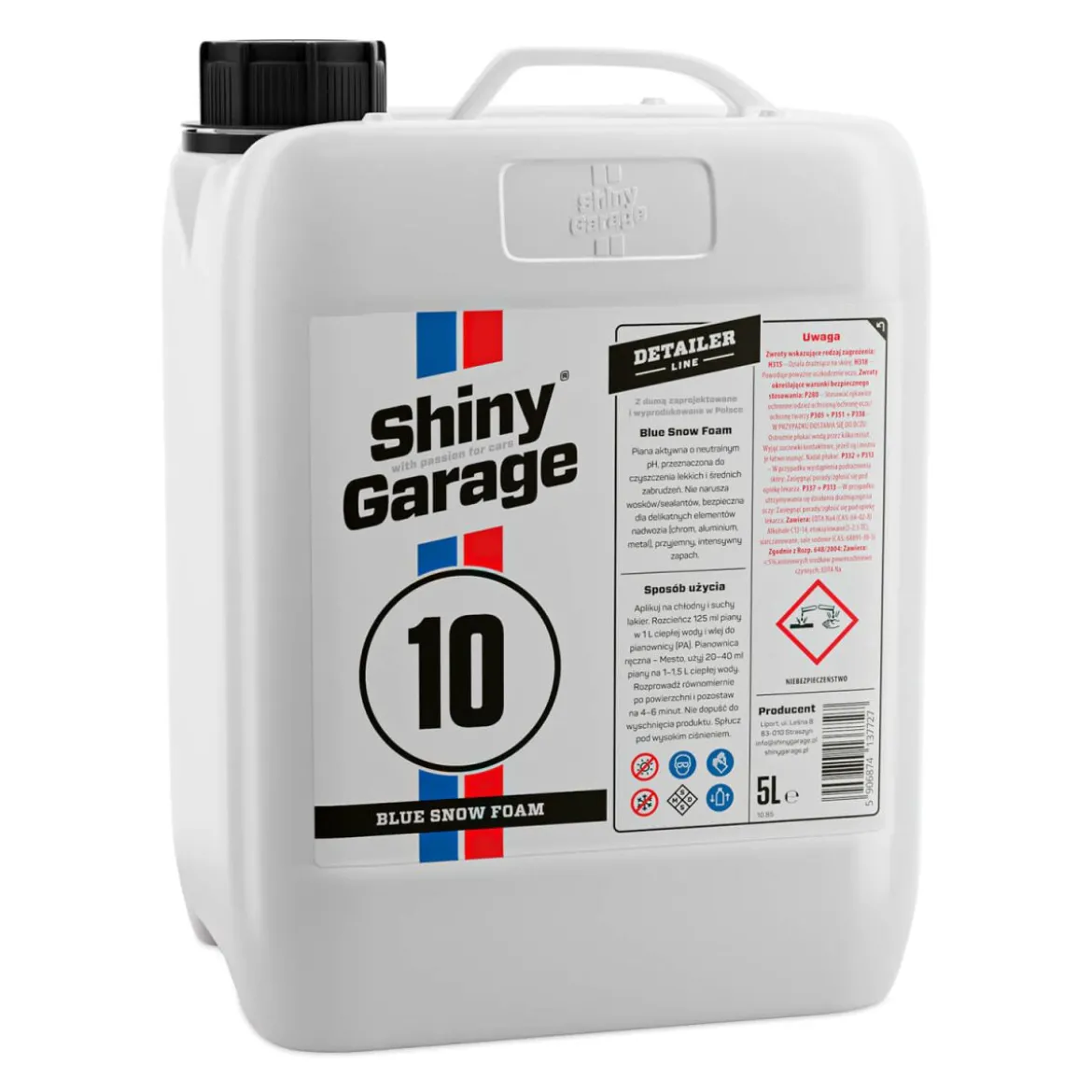 Shiny Garage Blue Snow Foam Aktivschaum 5L
