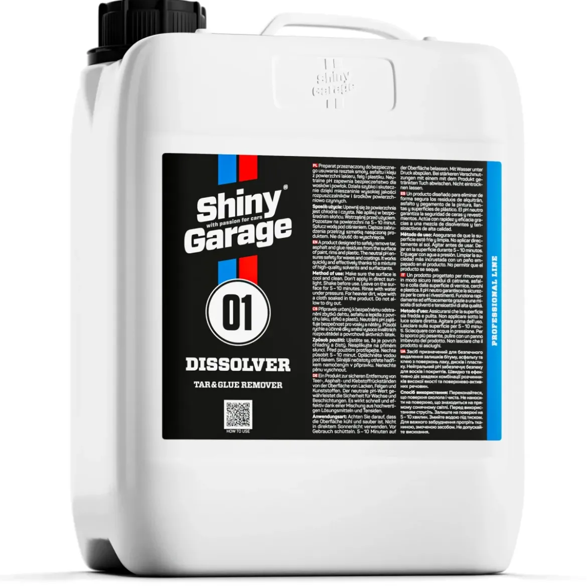 Shiny Garage Dissolver Tar & Glue Remover Pro Teer & Baumharzentferner 5L