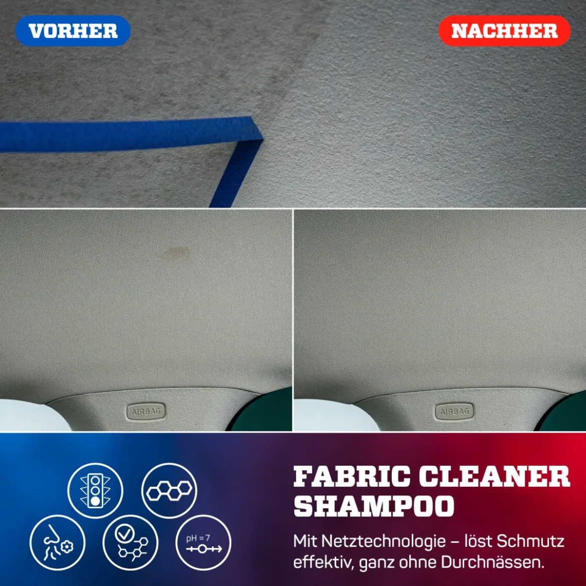 Shiny Garage Fabric Cleaner Shampoo Textilreiniger 500ml