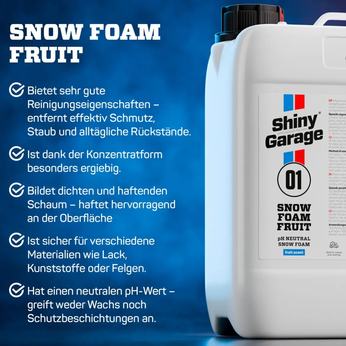 Shiny Garage Fruit Snow Foam Aktivschaum 1L
