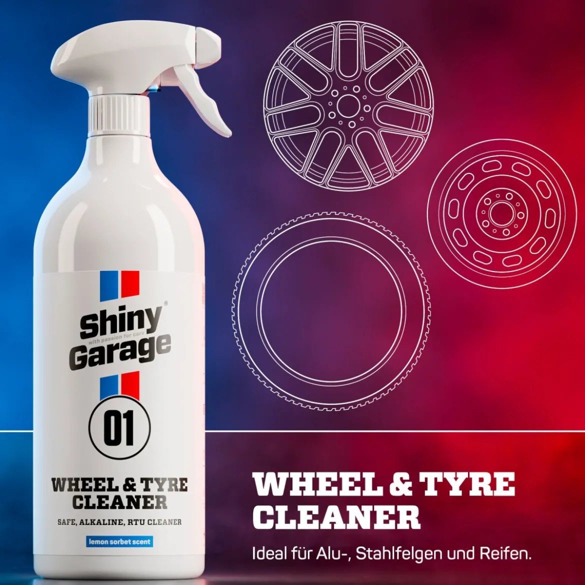 Shiny Garage Wheel & Tire Cleaner 500ml