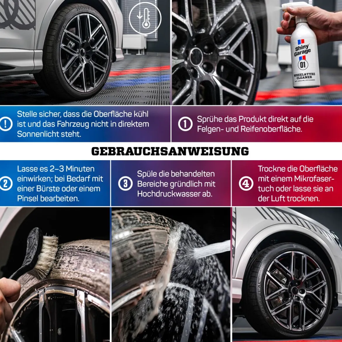 Shiny Garage Wheel & Tire Cleaner 500ml
